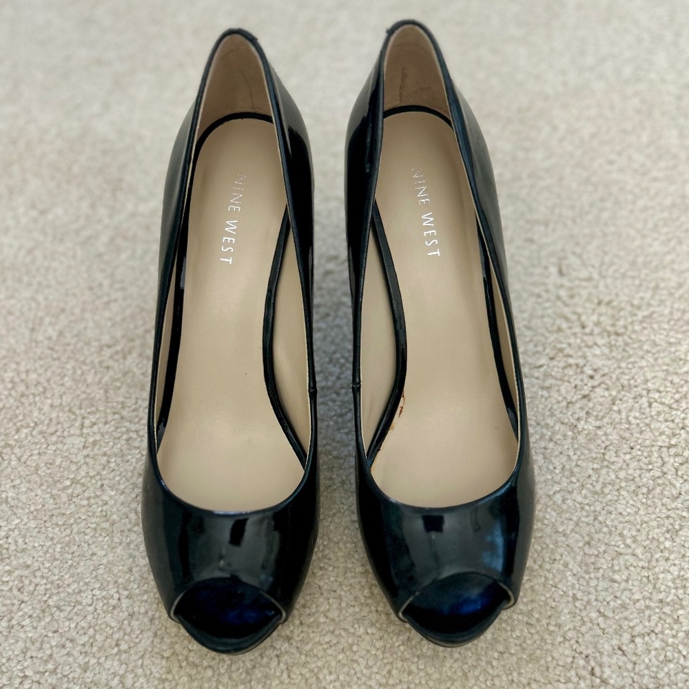 NEW Nine West peep toe heels 7.5